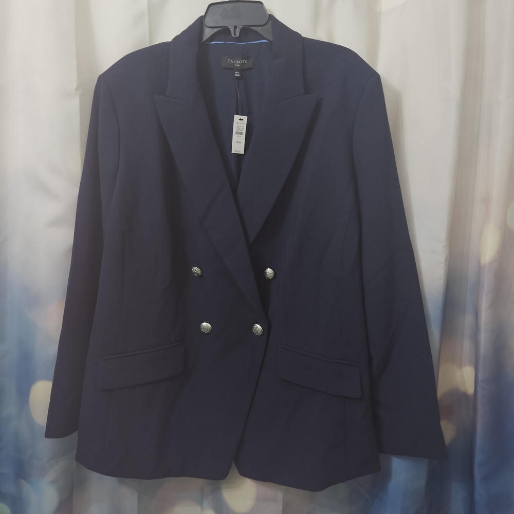 Talbots Elegant Navy Blazer